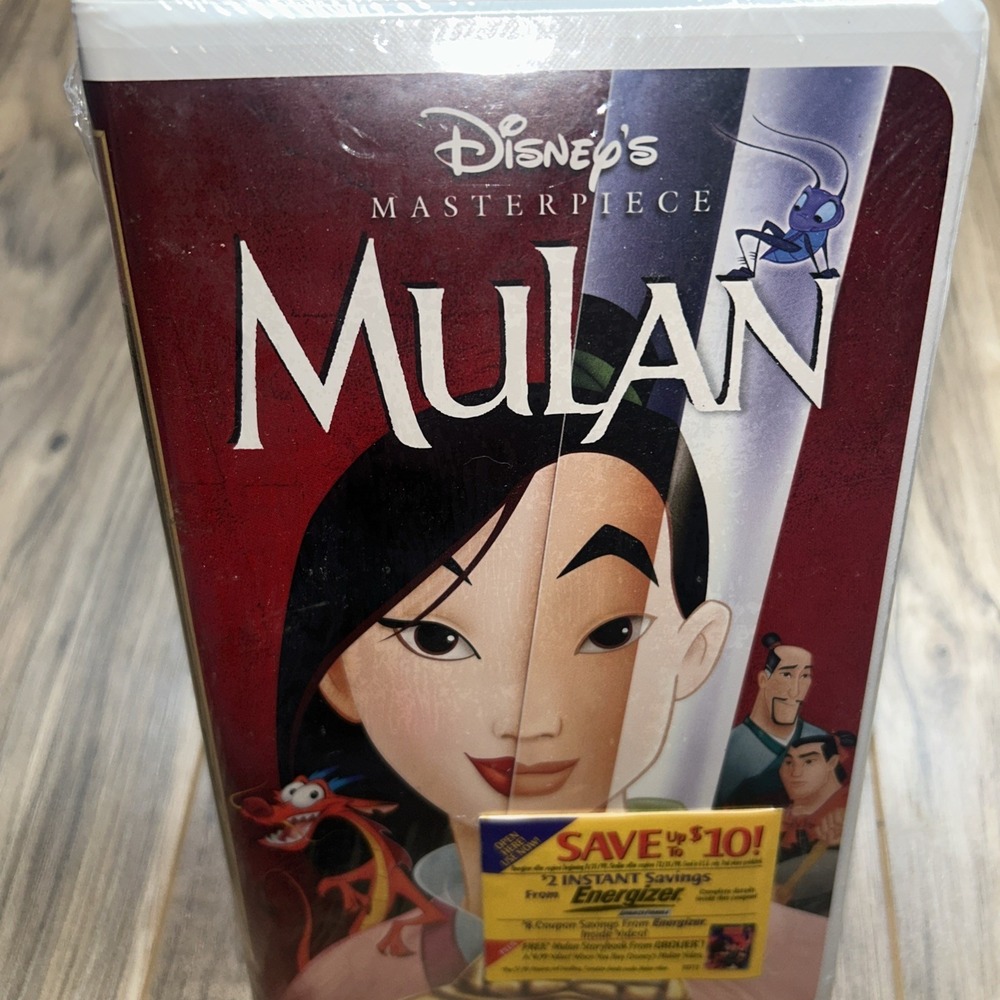Mulan (VHS, 1999) Brand New Never Opened Still In The Packaging Super Rare - Picture 3 of 9